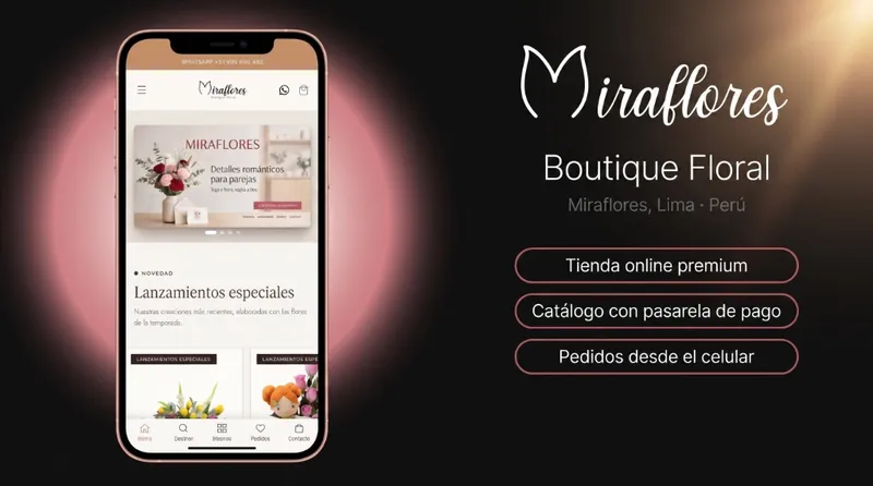 Miraflores Boutique Floral Mockup